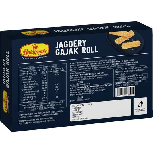 Jaggery Gajak Roll